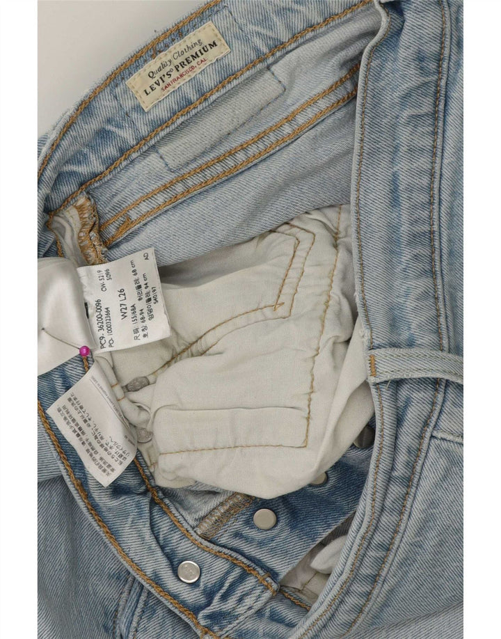 Женские прямые джинсы Levi's W27 L26, синие, хлопок