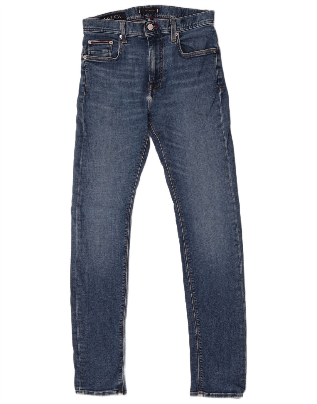 Женские узкие джинсы Tommy Hilfiger Bleecker W28 L32, синий хлопок