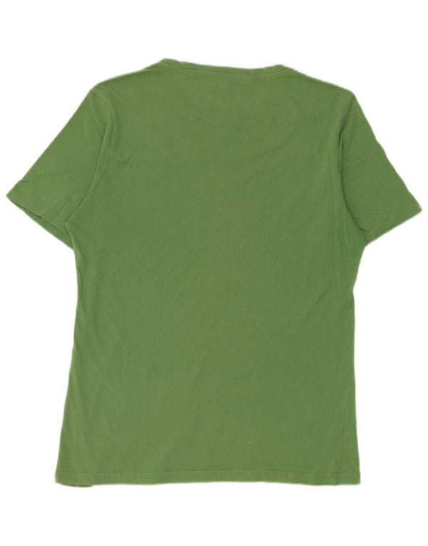 Мужская футболка Gas Top XL из хлопка в зеленую полоску