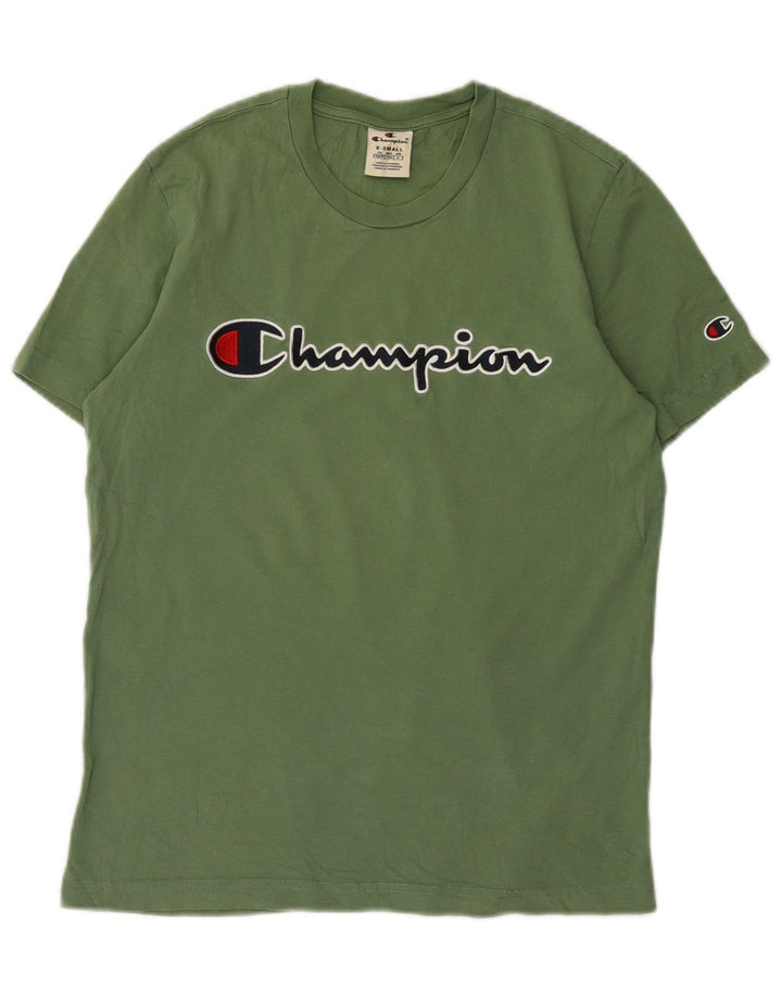 Мужская футболка с рисунком Champion XS, зеленая