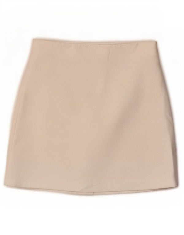 Женская мини-юбка Zara XS W24 белая