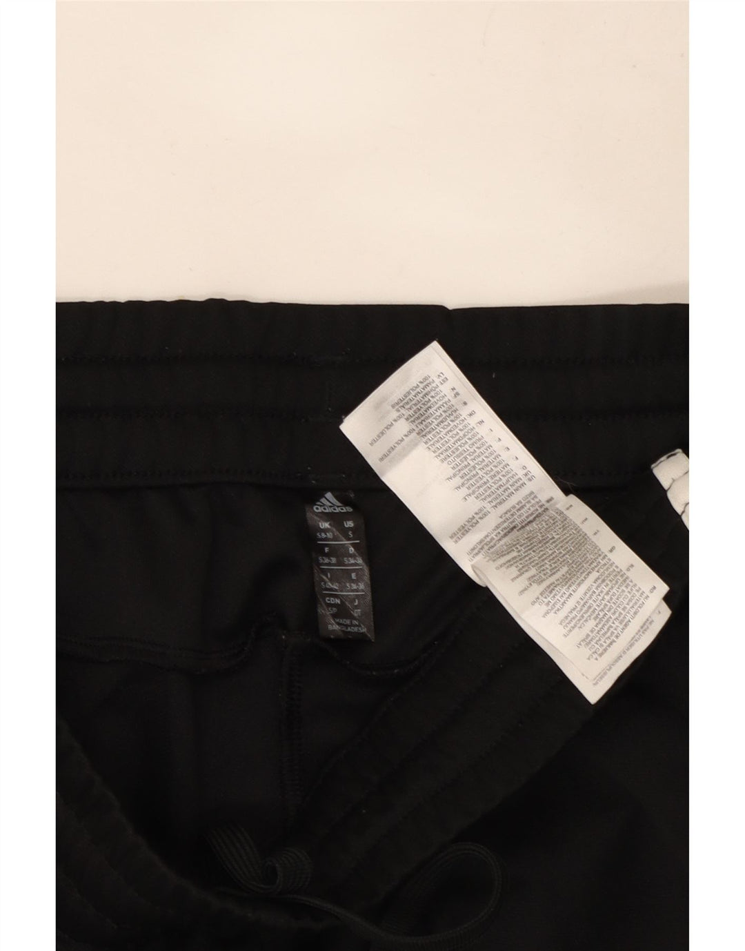 Женские спортивные брюки ADIDAS UK 8/10, маленькие черные, полиэстер
