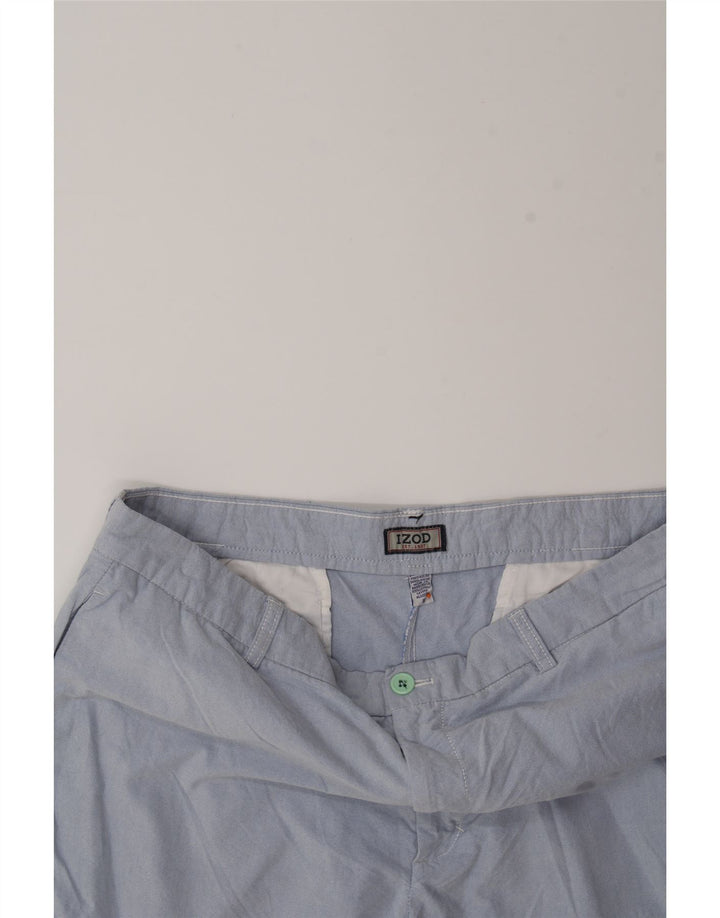 IZOD Mens Chino Shorts W38 XL Blue Cotton Vintage Izod and Second-Hand Izod from Messina Hembry 