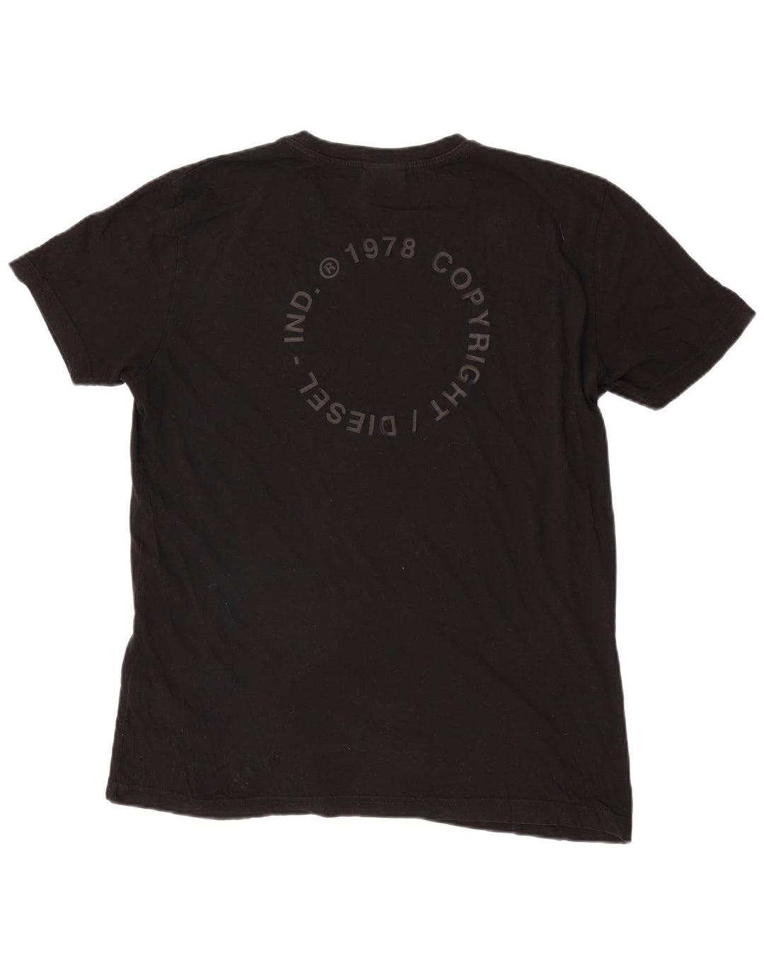 Мужская футболка с рисунком Diesel Top XL, черный хлопок