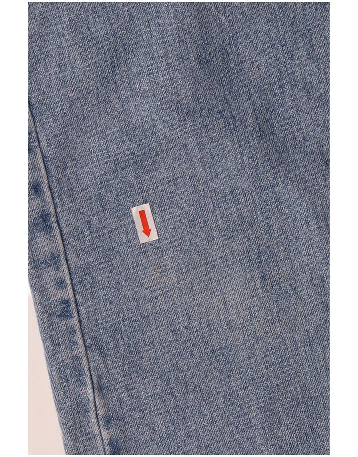 Мужские прямые джинсы Armani с высокой талией W32 L29, синие, хлопок