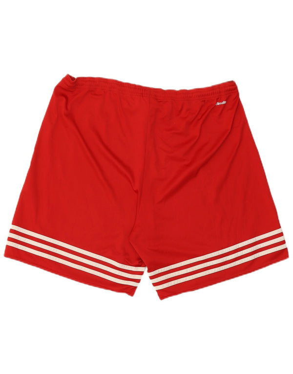 Мужские спортивные шорты Adidas Climalite XL, красный полиэстер