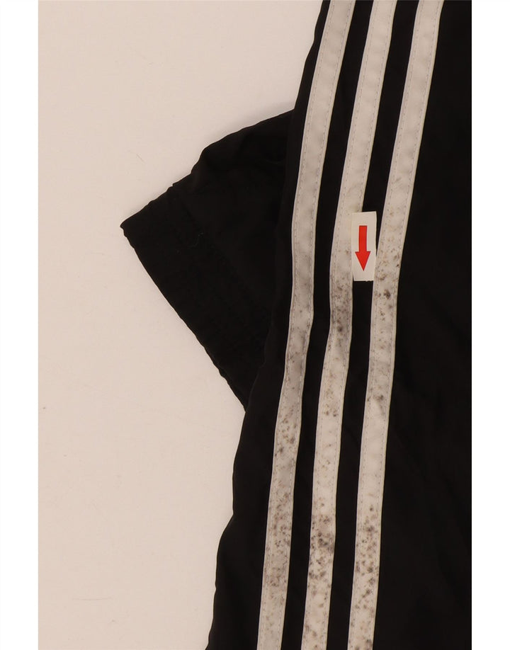 Мужская спортивная куртка Adidas UK 36/38, маленький черный полиэстер