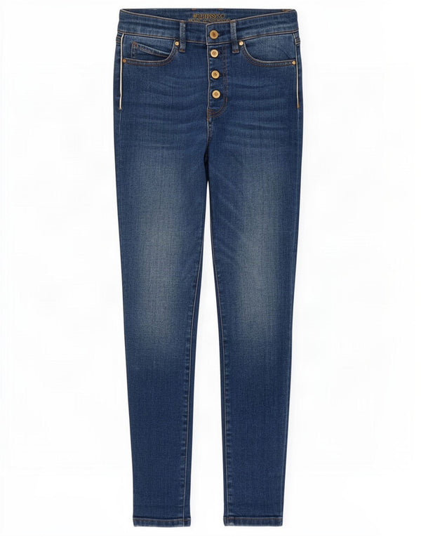 Женские джинсы скинни Guess W27 L28, синие, хлопок