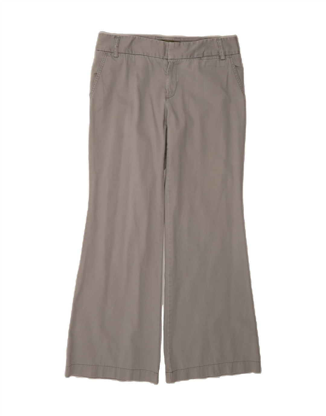 J. CREW Womens Bootcut Chino Trousers US 8 Medium W32 L31 Grey Cotton Vintage J. Crew and Second-Hand J. Crew from Messina Hembry 