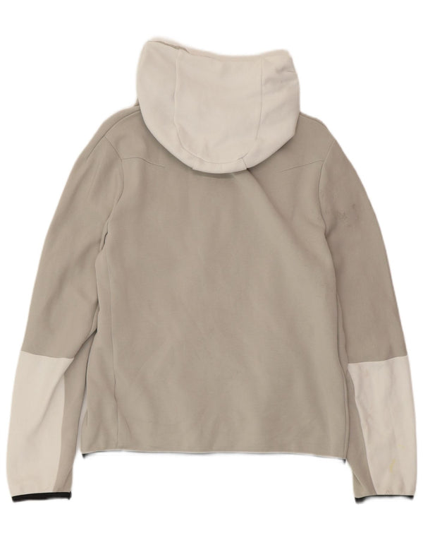 Свитер с капюшоном NIKE на молнии для мальчиков 13–14 лет, серый цвет, хлопок, размер XL