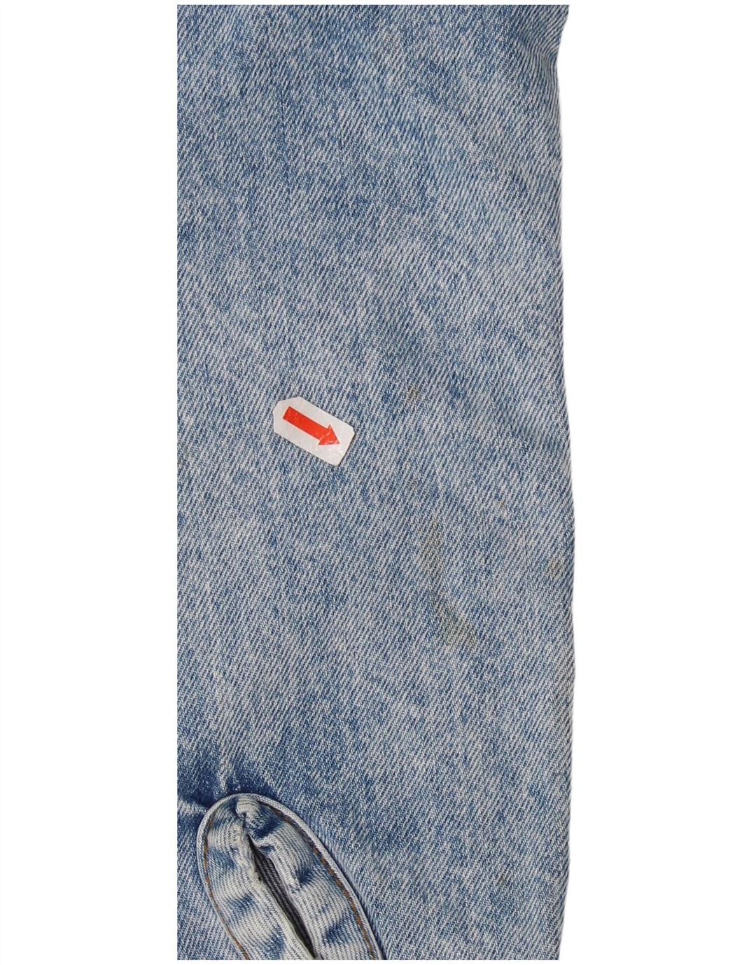 Винтажная женская джинсовая куртка UK 12, хлопок среднего синего цвета