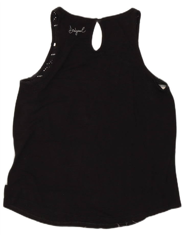 Женский жилет с рисунком DESIGUAL UK 14, большой черный в полоску