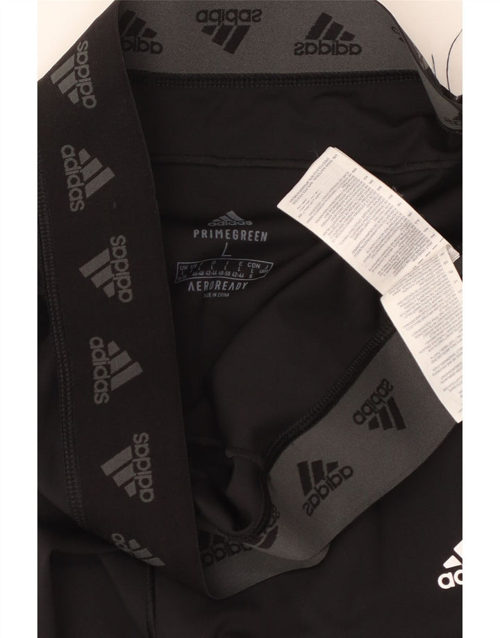 Женские леггинсы Adidas UK 16/18, большие черные полиэстер