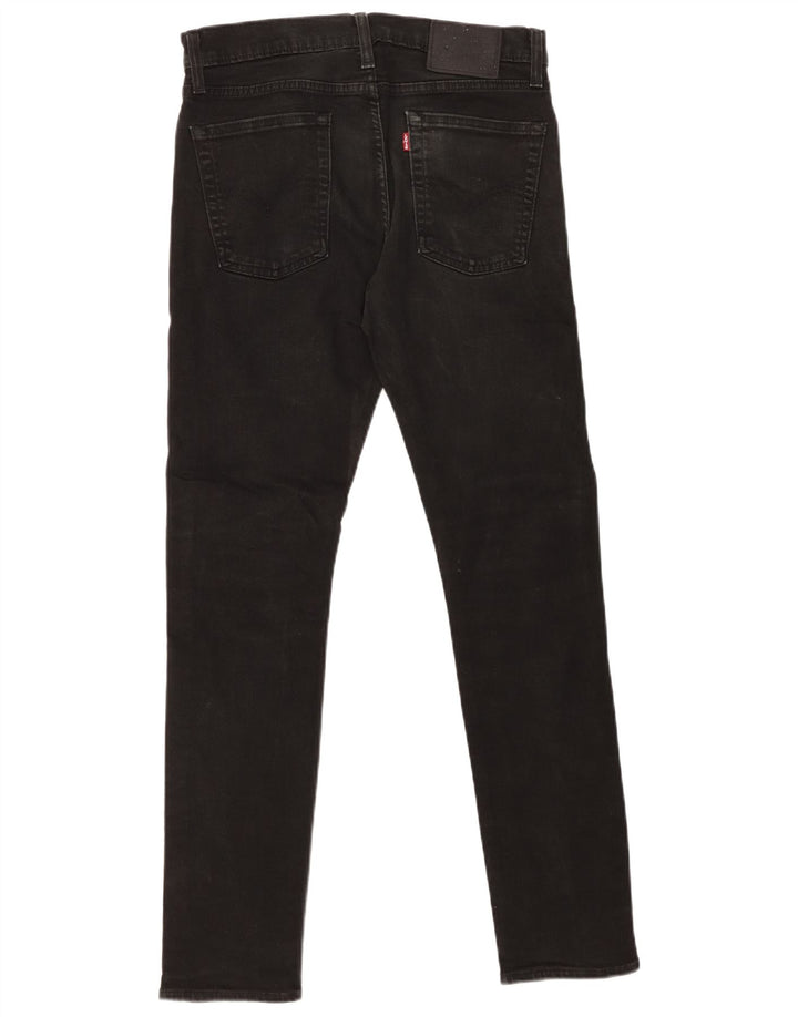 Мужские джинсы Levi's 501 Slim W31 L32, черный хлопок