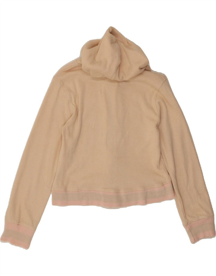 OASIS Womens Zip Hoodie Sweater UK 12 Medium Beige Polyester Vintage Oasis and Second-Hand Oasis from Messina Hembry 