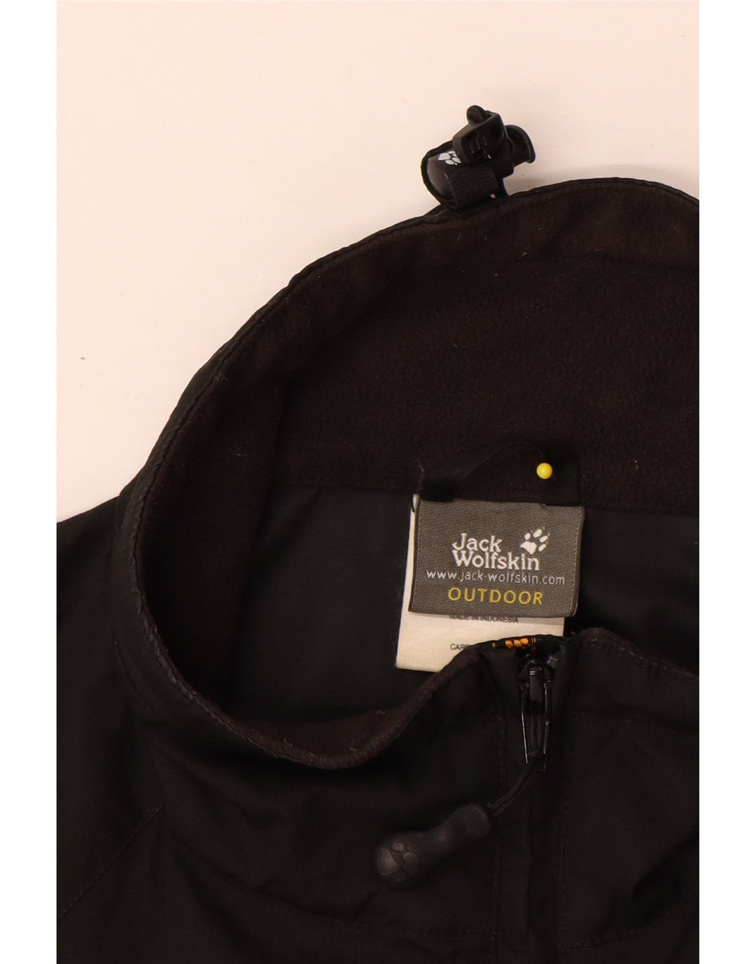 Мужская ветровка Jack Wolfskin UK 38, средний черный полиэстер