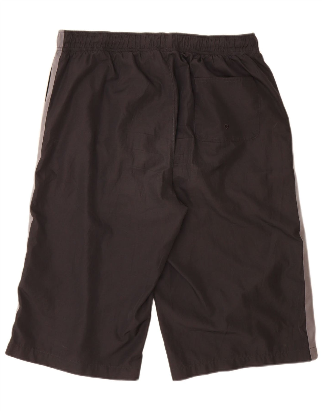 Мужские спортивные шорты-бермуды Nike XL, черные, полиэстер с цветными блоками