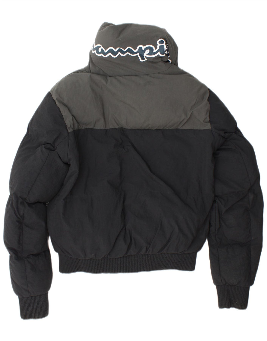 Женская утепленная куртка свободного кроя CHAMPION UK 6 XS, черная с цветными блоками