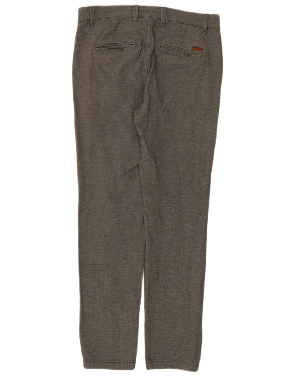 Мужские брюки-чиносы Jack & Jones Slim Fit W32 L32, серые хлопковые крапинки