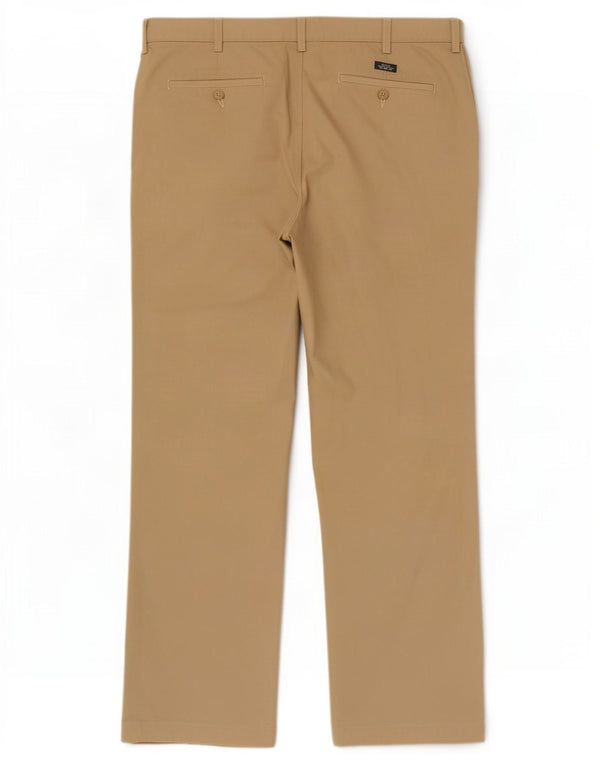 Мужские прямые брюки чинос Marks & Spencer Blue Harbour W38 L29 бежевые