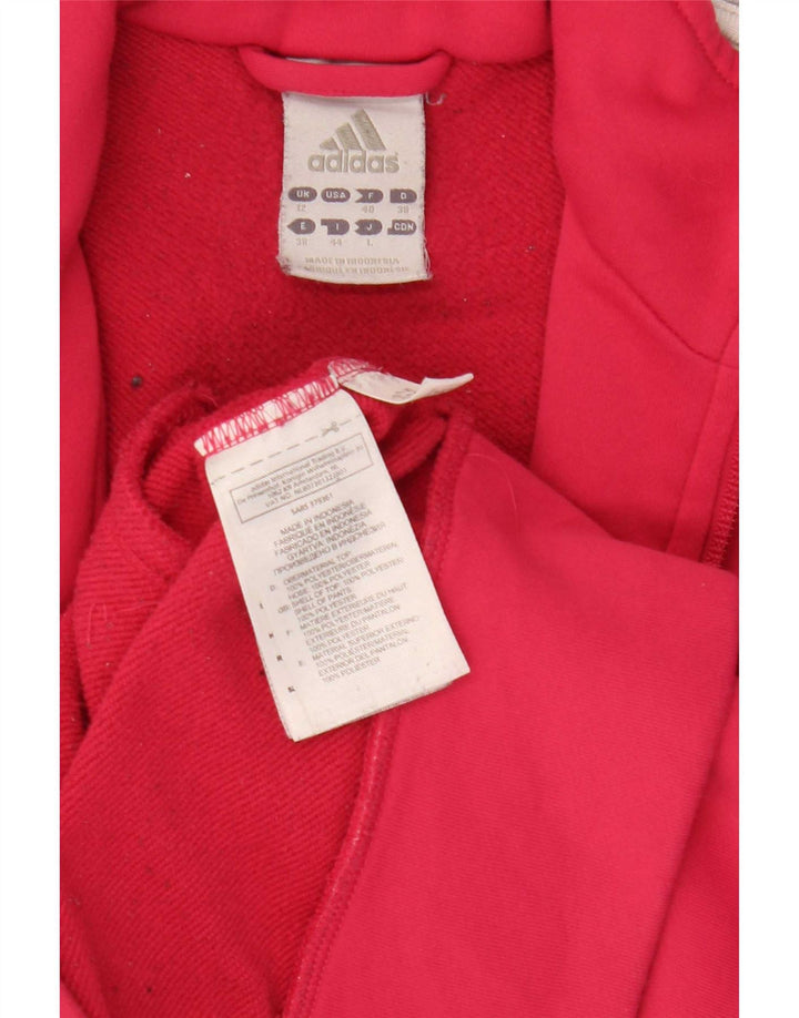 Женский спортивный костюм Adidas Top Jacket UK 12, средний розовый полиэстер