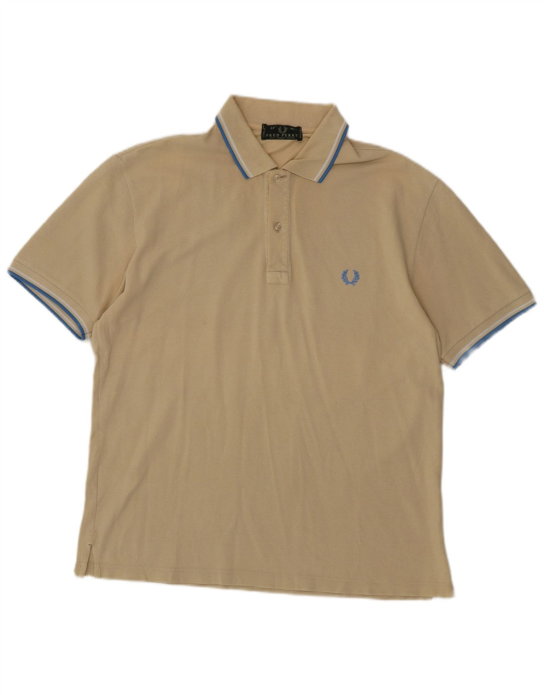 Мужская рубашка поло Fred Perry среднего бежевого цвета
