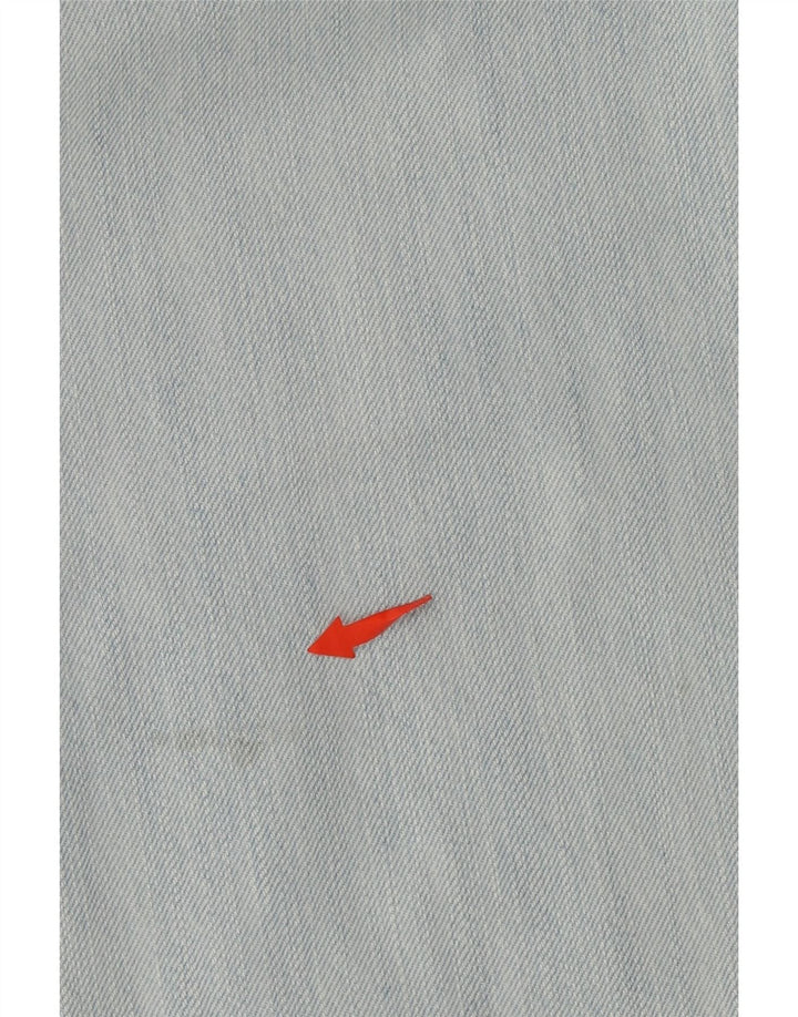 CARRERA Мужские узкие джинсы 717 с потертостями IT 52 XL W36 L34 Синий хлопок