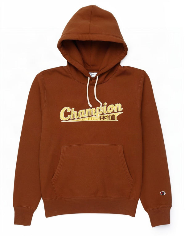 Мужской джемпер с капюшоном Champion, маленький коричневый, хлопок