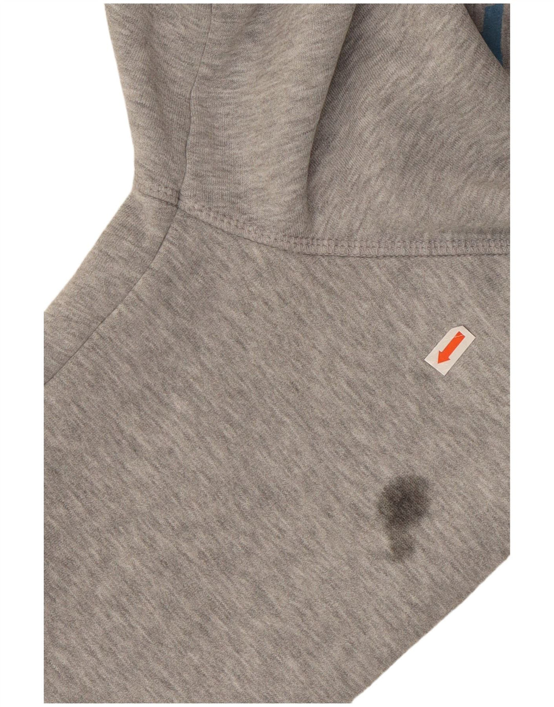 Мужской джемпер с капюшоном с рисунком Weird Fish, большой серый в крапинку