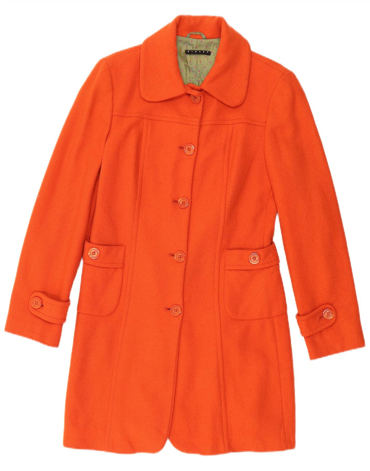 Женское пальто SISLEY IT 42 Medium Orange Wool