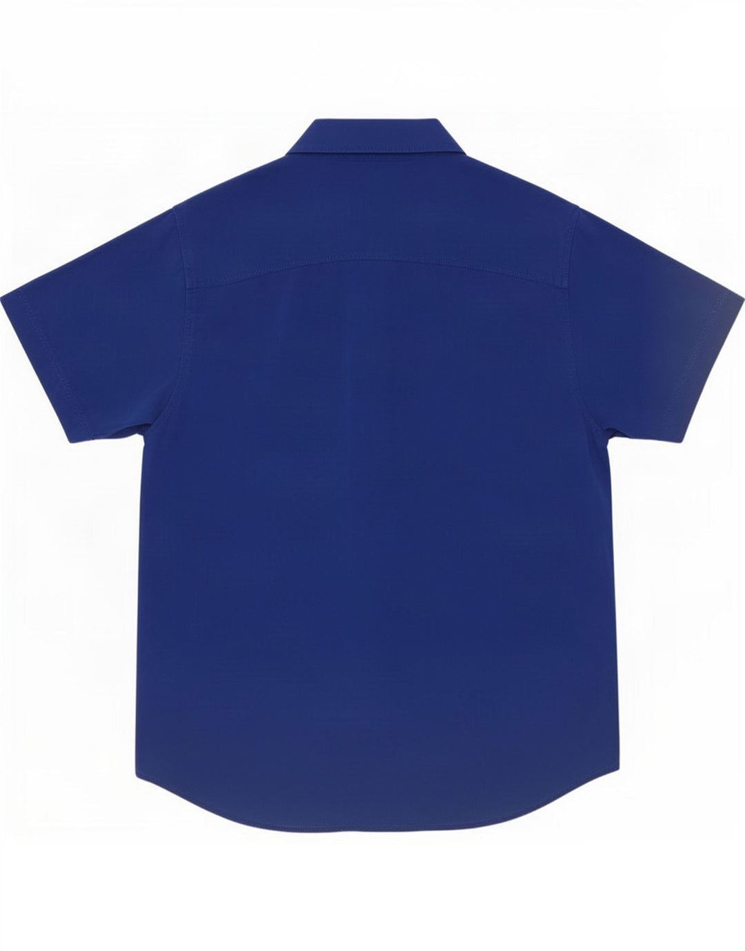 Мужская рубашка стандартного кроя с коротким рукавом Pierre Cardin XL синяя вискоза