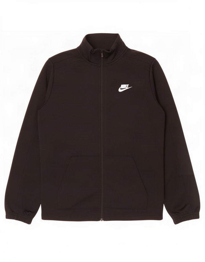 Спортивный костюм Nike для мальчиков с графическим рисунком, куртка 12–13 лет, XL, черный полиэстер
