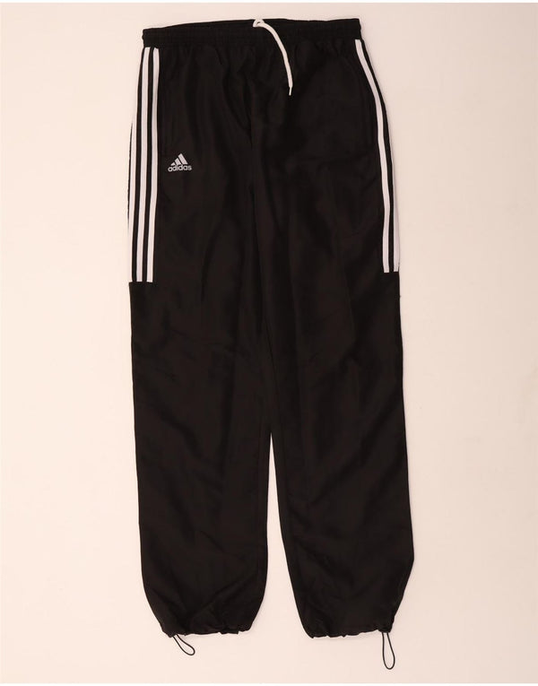 Adidas Womens Loose Fit Tracksuit Trousers Joggers UK 16 Large Black