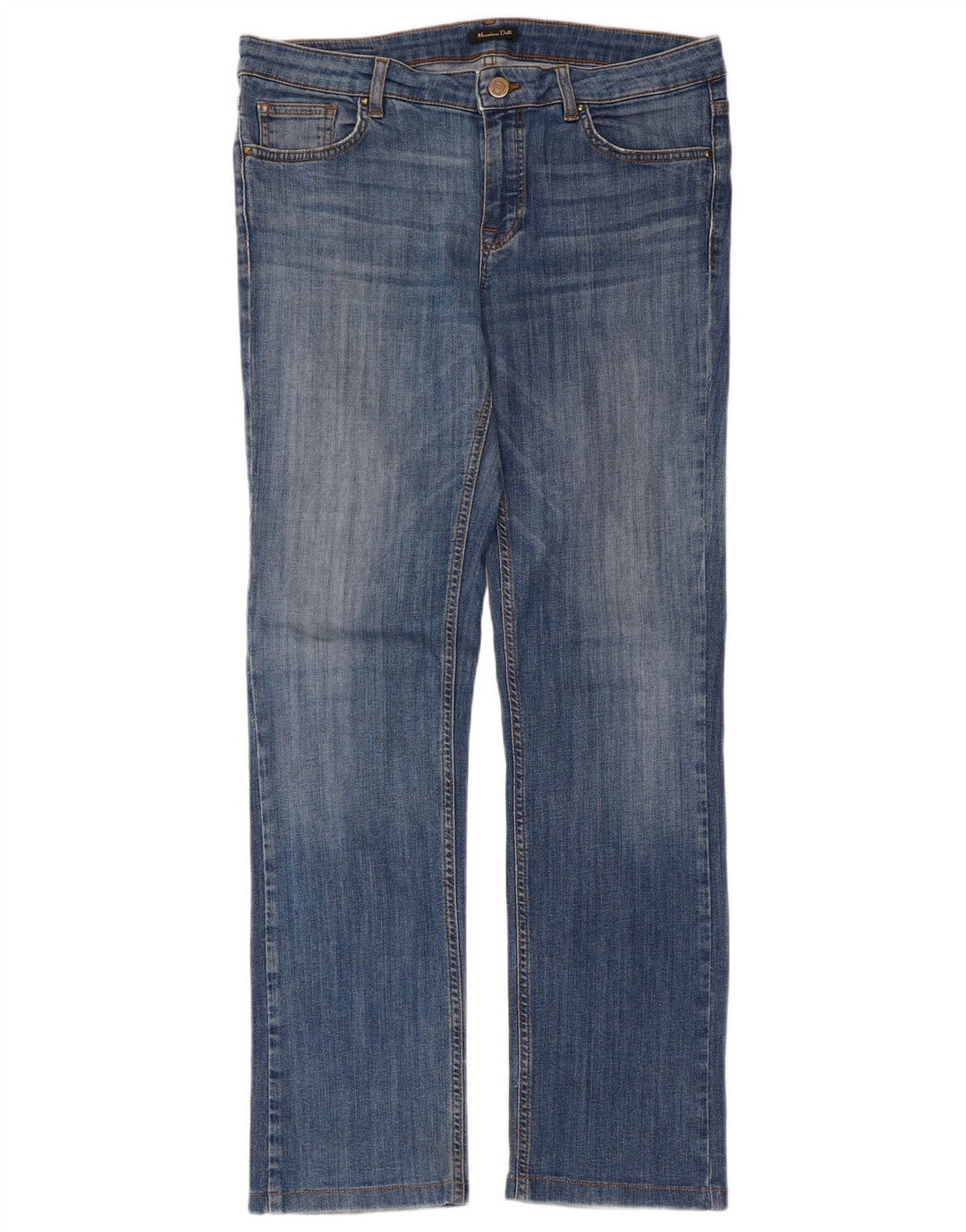 Женские прямые джинсы Massimo Dutti EU 42, большие W32 L29, синие