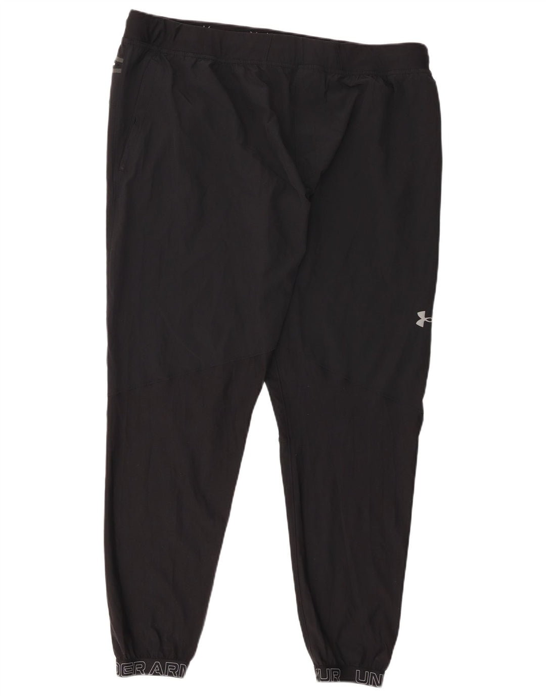 Мужские спортивные брюки с графическим рисунком Under Armour, джоггеры, 2XL, черный полиэстер