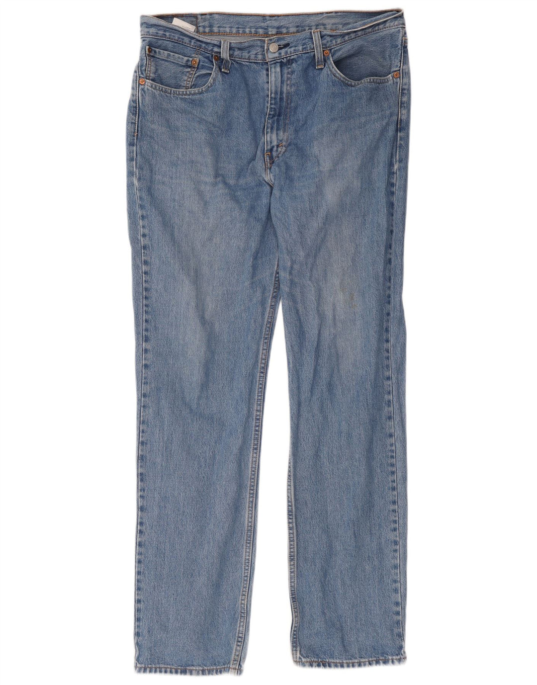 Мужские прямые джинсы Levi's 516 W28 L34 синие, хлопок