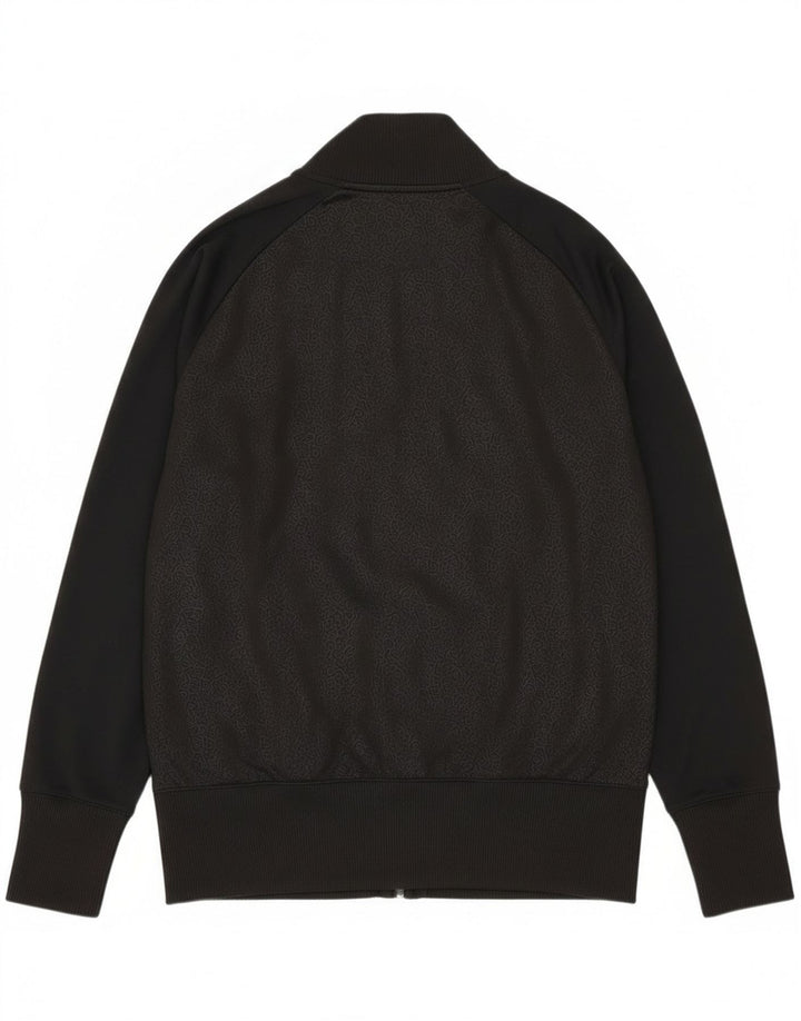 Женская спортивная куртка с графическим рисунком Reebok UK 14, большая черная