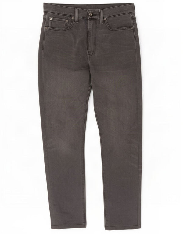 Мужские джинсы Levi's Slim 522 W29 L32 Серые хлопковые