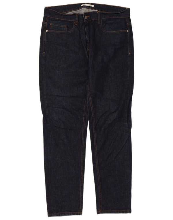Мужские джинсы Zara Slim EU 46 XL W36 L31 Темно-синие