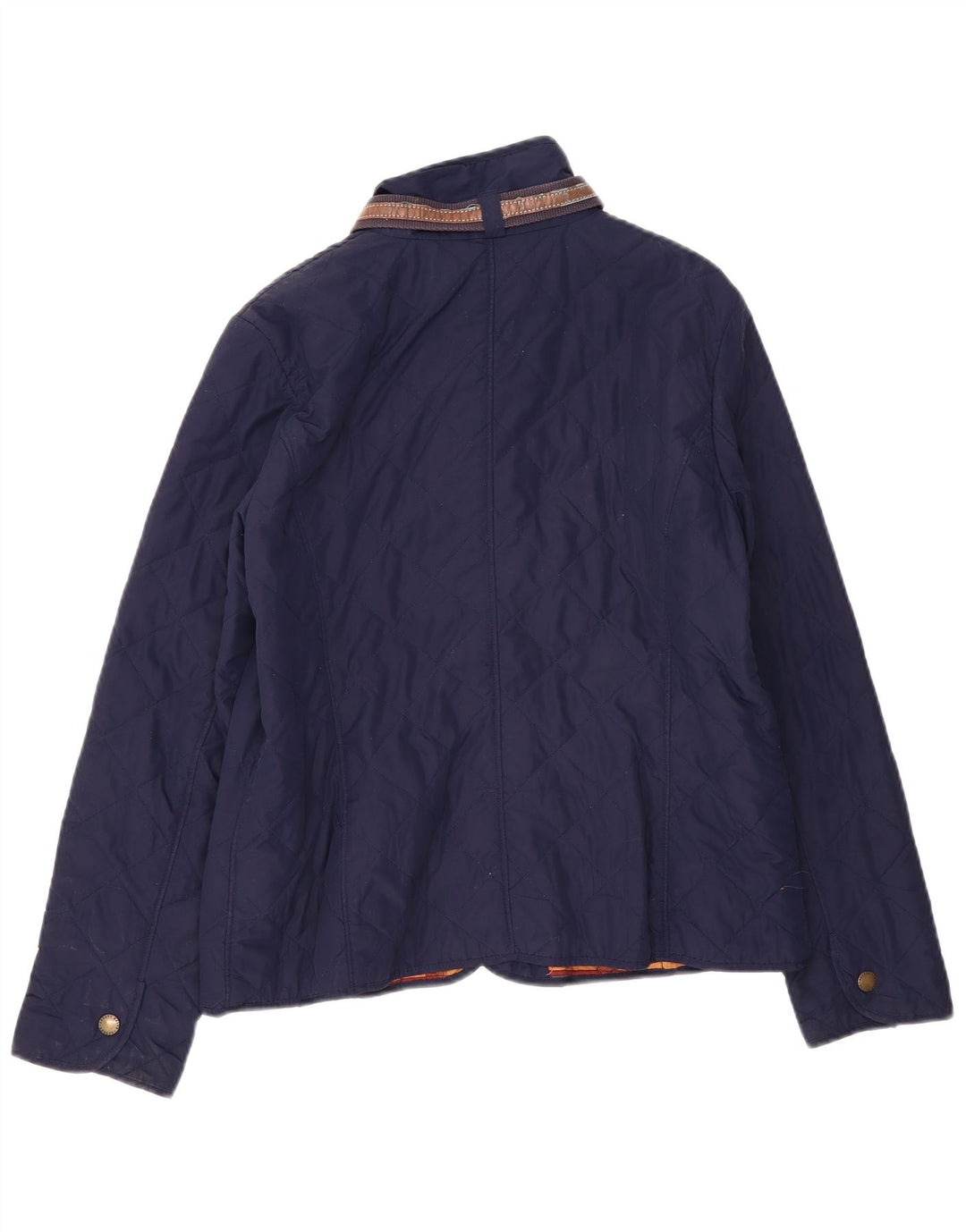 Женская стеганая куртка Ralph Lauren UK 16, большой размер, темно-синий, полиэстер