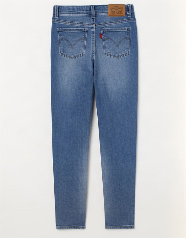 Джинсы Levi's Girls 710 Super Skinny 7-8 лет W20 L23, синий хлопок
