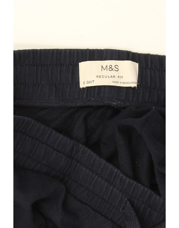 MARKS & SPENCER Мужские спортивные брюки стандартного кроя, маленькие, темно-синие