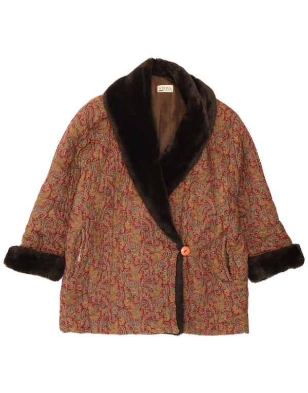 Женская ветровка Nuova Citta UK 18 XL Разноцветный Пейсли