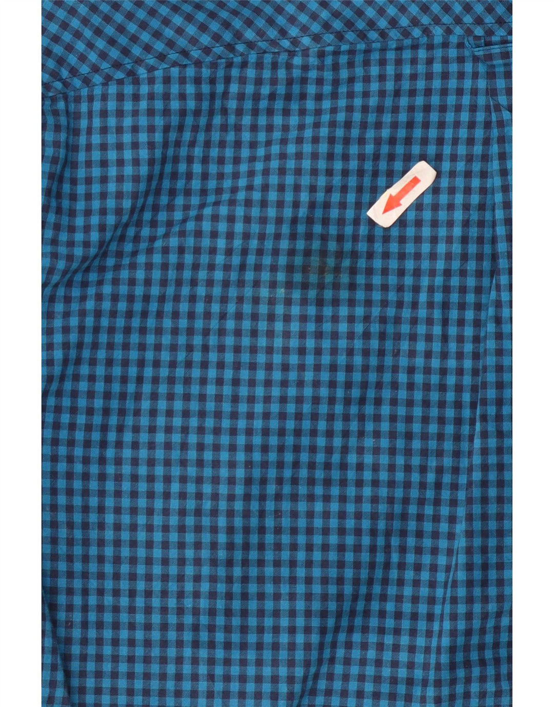 Мужская рубашка Ben Sherman, маленькая синяя, хлопок в мелкую клетку