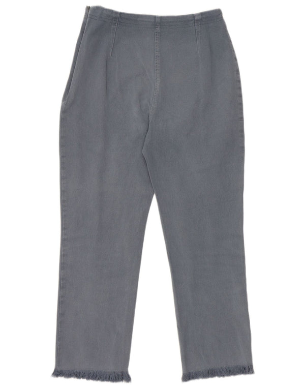 Женские прямые укороченные брюки Marks & Spencer UK 14 Medium W28 L25 Синие