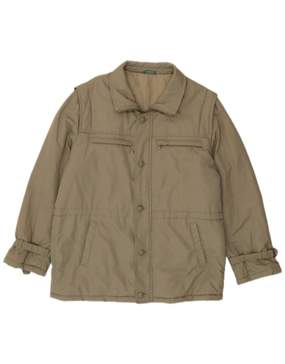 Мужская стеганая куртка Canda IT 54 2XL Хаки Полиэстер