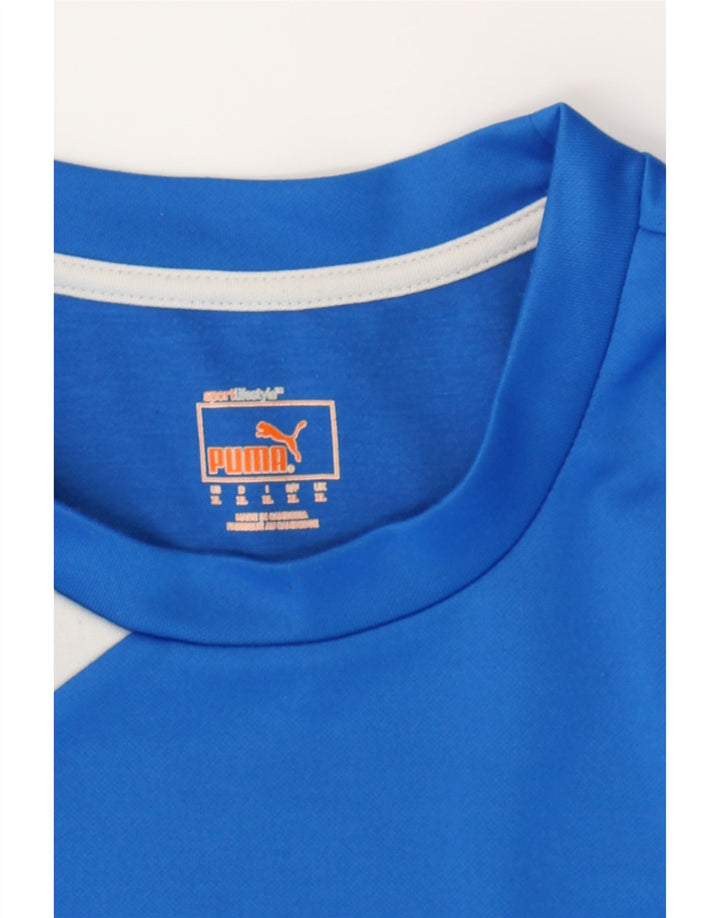 PUMA Mens Top Long Sleeve XL Blue Polyester Vintage Puma and Second-Hand Puma from Messina Hembry 
