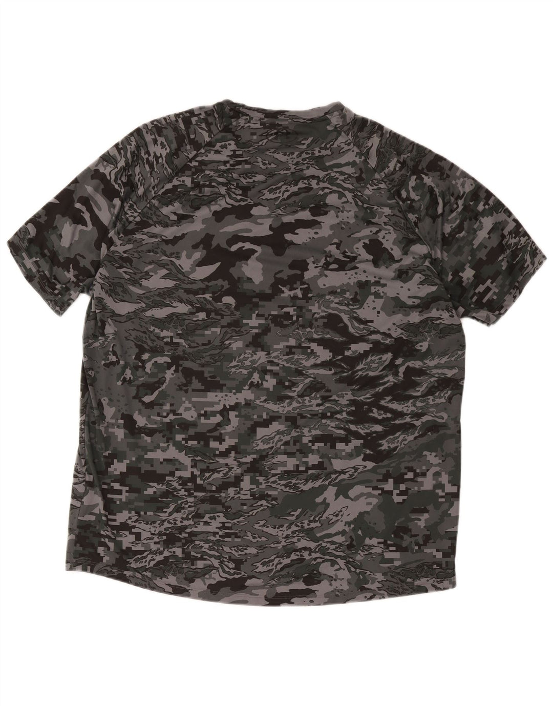 Мужская футболка Under Armour Top 2XL Серый камуфляжный полиэстер