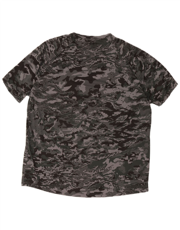 Мужская футболка Under Armour Top 2XL Серый камуфляжный полиэстер