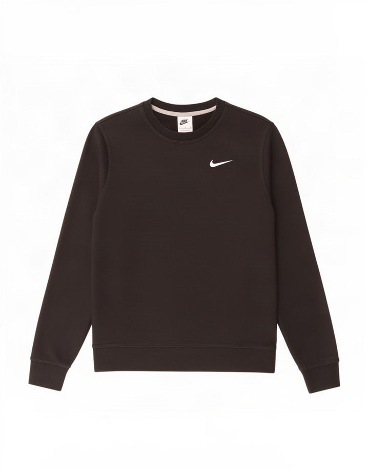 Мужской свитшот Nike, маленький черный хлопковый джемпер